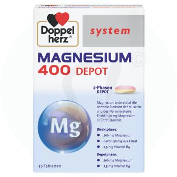 Doppelherz System Magnesiumcitrat Tabletten 30 Stk.