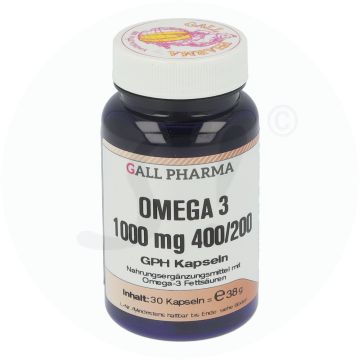 Gall Pharma Omega 3 1000 mg 400/200 Kapseln 30 Stk.