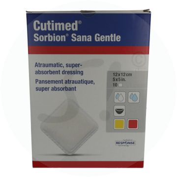 Sorbion Wundauflage 10 Stk. 12 x 12 cm