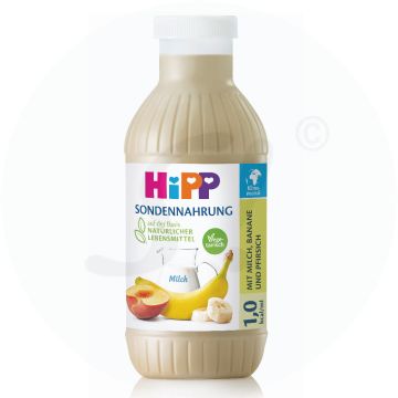 Hipp Sondennahrung mit Milch, Banane & Pfirsich 12 Stk.