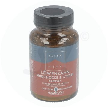 Terranova Löwenzahn-, Artischocken- und Cysteinkomplex Kapseln 50 Stk.