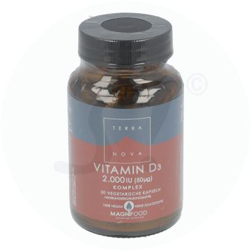 Terranova Vitamin D3 2000IE Kapseln 50 Stk.