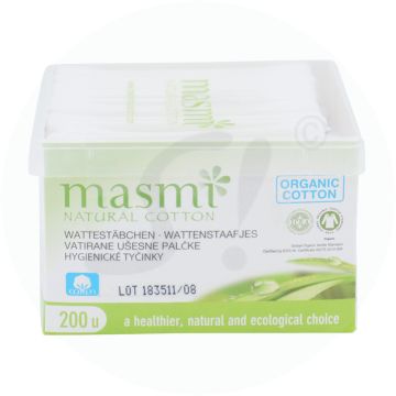 Masmi Kosmetik Stäbchen Bio 200 Stk.