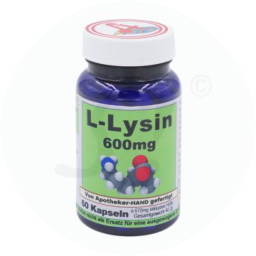 L-Lysin Kapseln 600mg Dreifaltigkeit 60 Stk.