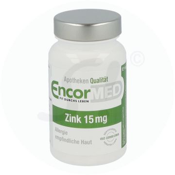 Zink Kapseln 15mg Encormed 60 Stk.