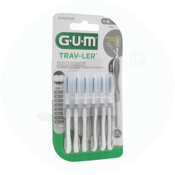 Gum TRAV-LER Inderdentalbürsten 2.0 mm 6 Stk.