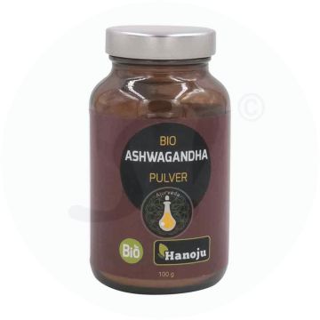 Hanoju Ashwagandha Schlafbeere Pulver 100 g BIO