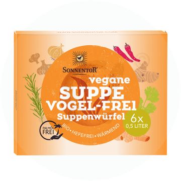 Sonnentor Veganer Suppenwürfel Vogel-frei 6 Stk.