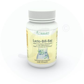 Floramed Lacto-Bifi-Bac (Milchsäure- /Darmbakterien), 60 Kapseln