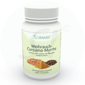 Floramed Weihrauch-Curcuma-Myrrhe, 60 Kapseln