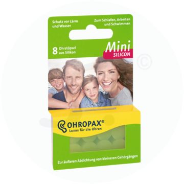 Ohropax Silicon Lärm/Wind Mini 8 Stk.