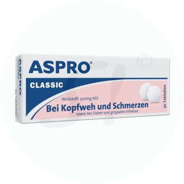 Aspro Classic 320 mg ASS Tabletten 30 Stk.