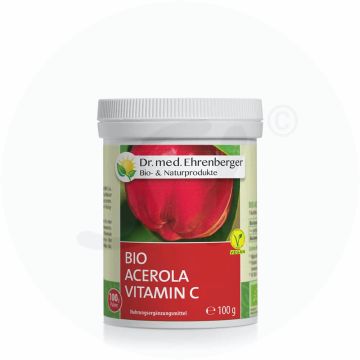 Dr. Ehrenberger Acerola Vitamin C Pulver 100 g BIO