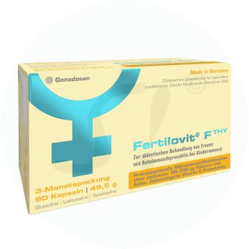 Fertilovit F Thy Schilddrüsen Kapseln 30 Stk.
