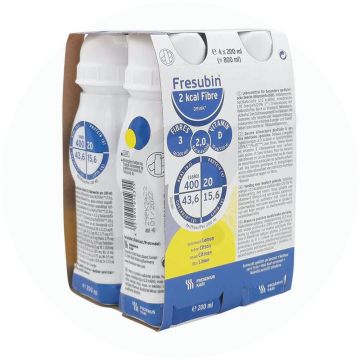 Fresubin 2 kcal Fibre DRINK 200 ml x 4 Stk. Zitrone
