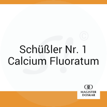 Schüßler Nr. 1 Calcium Fluoratum Doskar 400 Stk. D 12 Tabletten