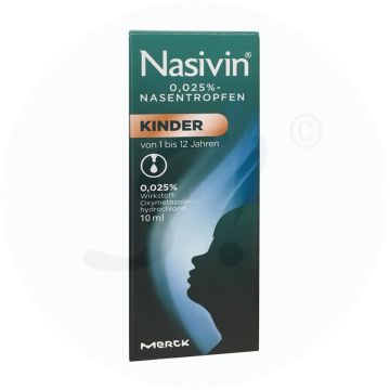 Nasivin Kinder 0,025% Nasentropfen 10 ml