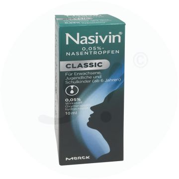 Nasivin Classic 0,05 % Nasentropfen 10 ml