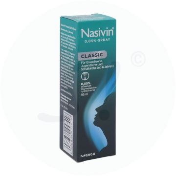 Nasivin Classic 0,05% Spray 10 ml