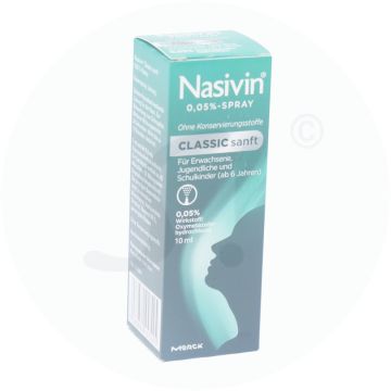 Nasivin Classic Sanft 0,05% Spray 10 ml