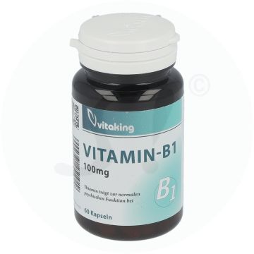 Vitaking Vitamin B1 Kapseln 60 Stk. 100mg