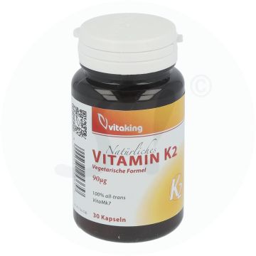Vitaking Vitamin K2 Menaquinone 30 Stk. 90mcg