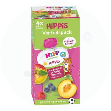 Hipp Früchte Spaß Waldbeeren in Apfel-Pfirsich 360 g