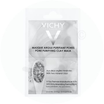 VICHY Porenverfeindernde Maske Duo-Sachet 2 x 6 ml 