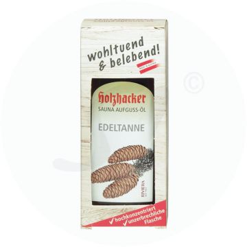 Holzhacker Sauna Aufgussöl Edeltanne 75 ml