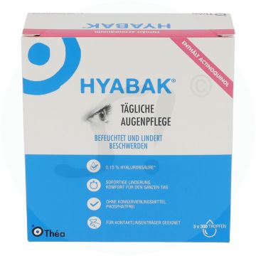 Hyabak 0,15% Augentropfen 30 Stk.