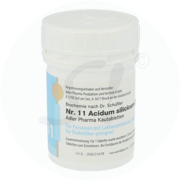 Schüßler Nr. 11 Silicea D12 Kautabletten 100 g