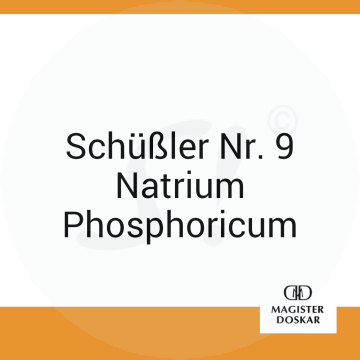 Schüßler Nr. 9 Natrium Phosphoricum Doskar 400 Stk. D 6 Tabletten
