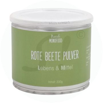 Rote Beete Pulver Mono 200 g