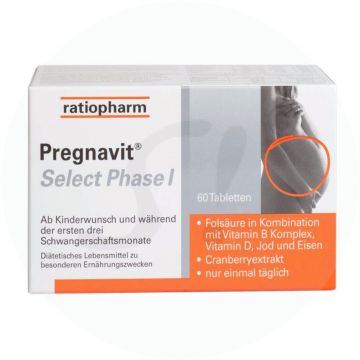 Pregnavit Plus Select Phase 1 Tabletten 60 Stk. Phase 1