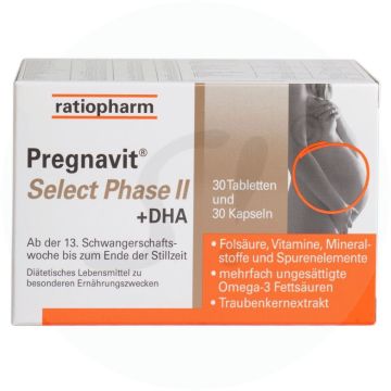 Pregnavit Select Plus Tabletten + Kapseln 60 Stk. Phase 2