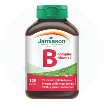 Jamieson B Komplex + Vitamin C Tabletten 100 Stk.
