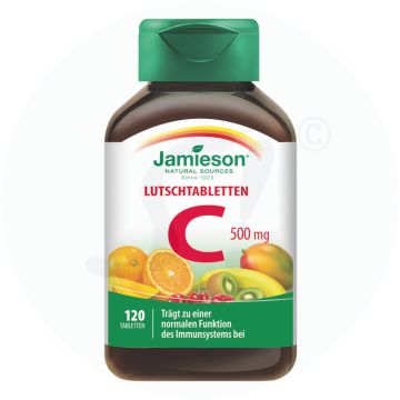 Jamieson Vitamin C 500 mg Frucht-Cocktail Tabletten 120 Stk.