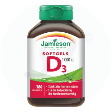 Jamieson Vitamin D3 1000 I.U. Weichkapseln