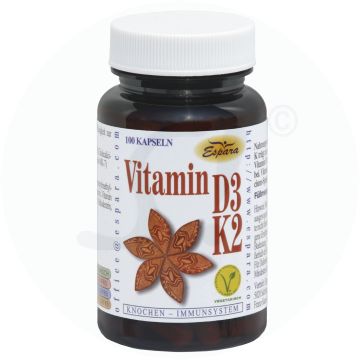 Espara Vitamin D3-K2 Kapseln 100 Stk.