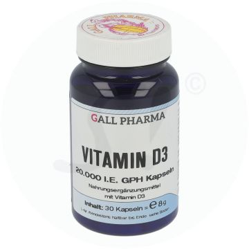 Gall Pharma Vitamin D3 20.000 I.E. Kapseln 30 Stk.