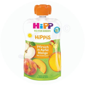 Hipp Hippis Pfirsich in Apfel-Mango - Bennie Bock 100 g
