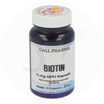 Gall Pharma Biotin 5 mg Kapseln 30 Stk.