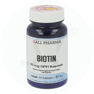 Gall Pharma Biotin 10 mg Kapseln 30 Stk.