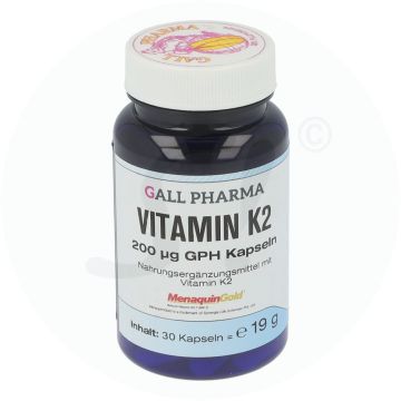 Gall Pharma Vitamin K2 200 mcg Kapseln 30 Stk.