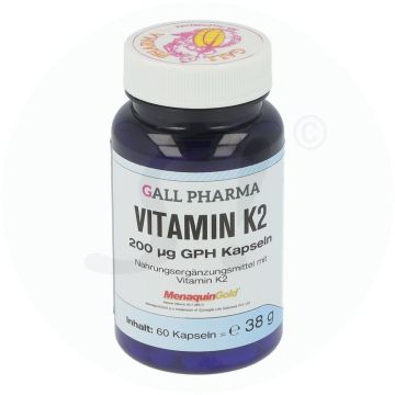 Gall Pharma Vitamin K2 200 mcg Kapseln 60 Stk.