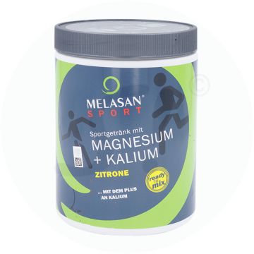 Melasan Sport Sportgetränk mit Magnesium  Kalium Zitrone 610 g
