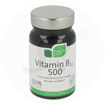 Nicapur Vitamin B12 500 Kapseln 60 Stk.