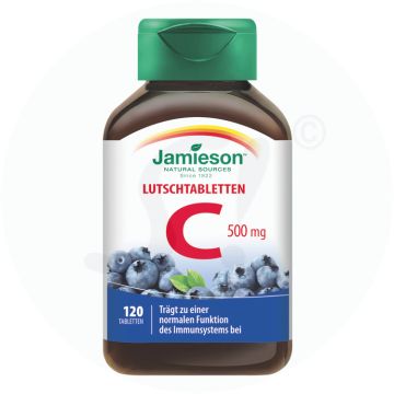 Jamieson Vitamin C 500 mg wilde Heidelbeeren Tabletten 120 Stk.