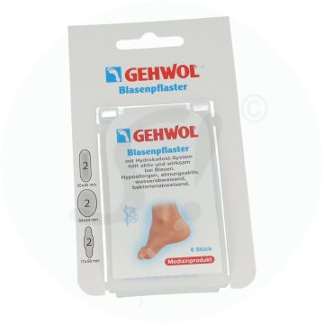 GEHWOL Blasenpflaster Sortimentsbox 6 Stk.