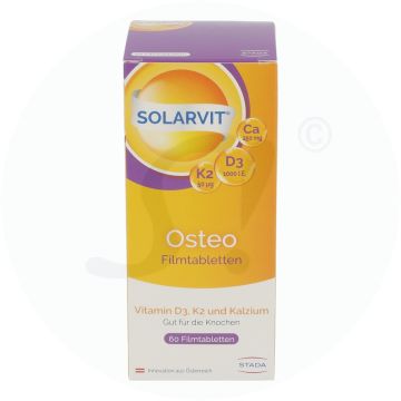 Solarvit OSTEO D3 K2 Ca Filmtabletten 60 Stk.